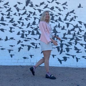 Baby Pink Blazer White House Black Market